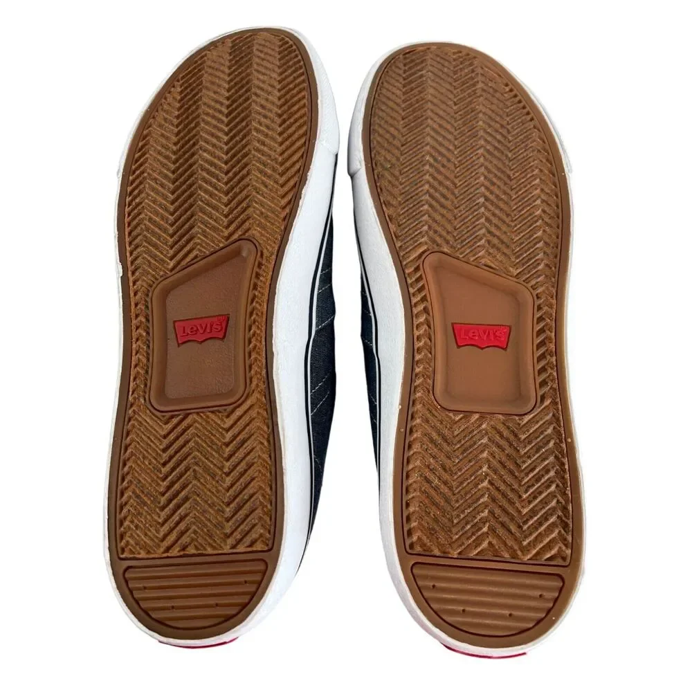 Levis Men‎ Denim Sneakers 10.5 Blue Brown Comfortable